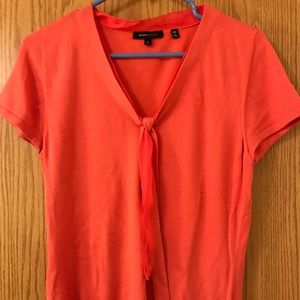 BCBG coral shirt